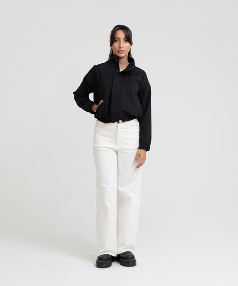 Women's Fleece Lined Bomber Jacket