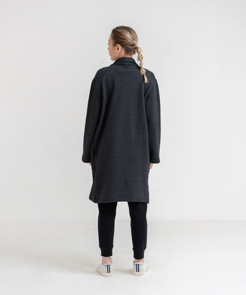 Women's Fleece Overlap Cardigan