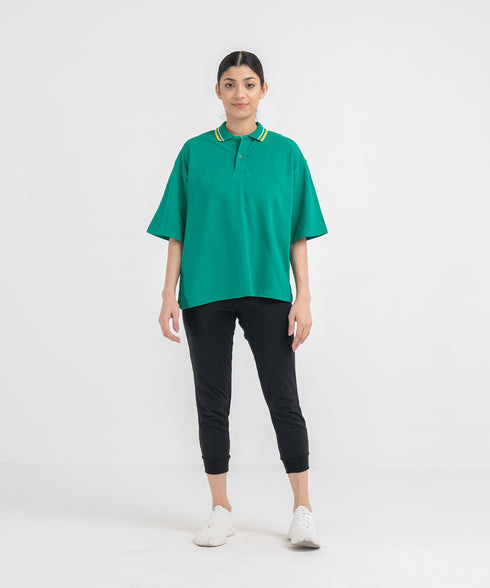 Women's Oversized Polo Shirt