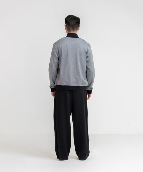 Men's Jacquard Bomber Jacket