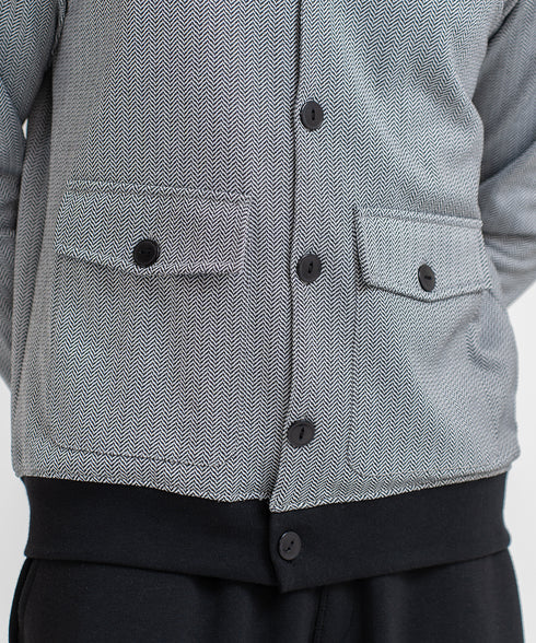 Men's Jacquard Bomber Jacket