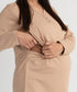 Women's Henley Maternity/Nursing Top