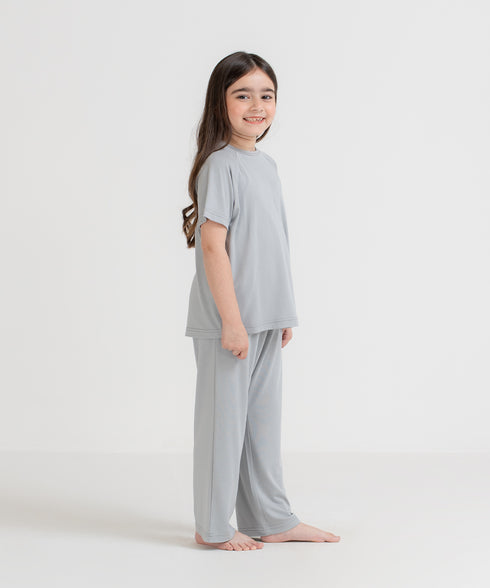 Girls' Air Cropped Pajama Set