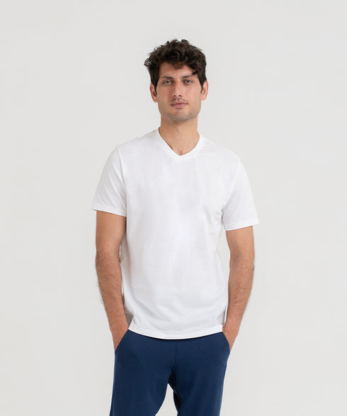 Men's Basic V-Neck Tee