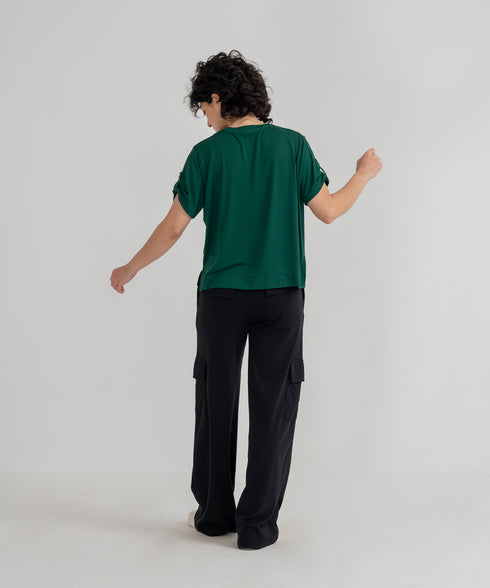 Women's Air Turned Up Sleeve Tee