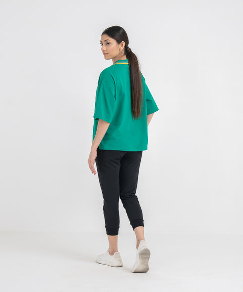 Women's Oversized Polo Shirt