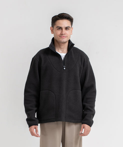 Men's Sherpa Mock Neck