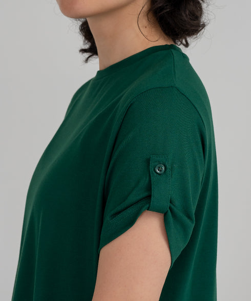 Women's Air Turned Up Sleeve Tee