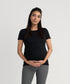 Women's Maternity/Nursing Zipper Tee