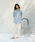 Women's Linen Half Placket Shirt