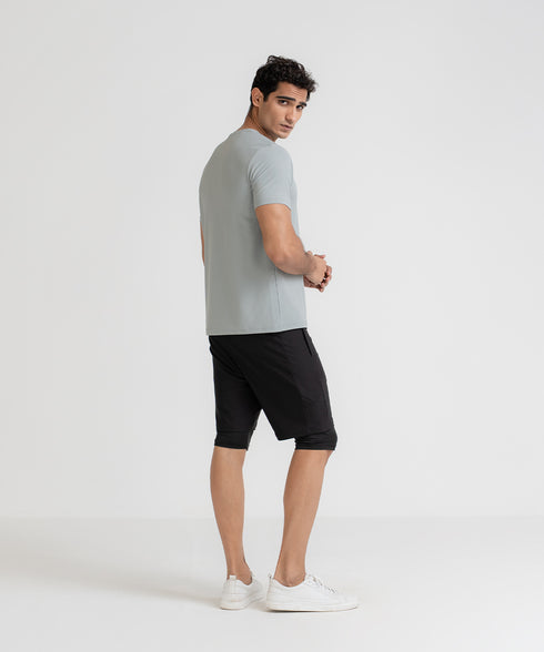 Men's B-Fit Dot Mesh Basic Tee
