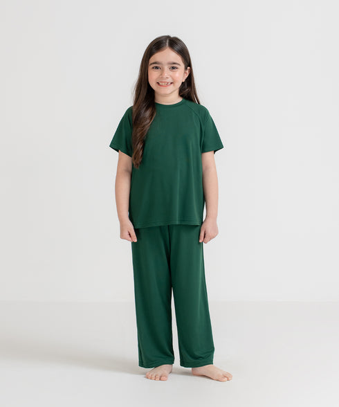Girls' Air Cropped Pajama Set