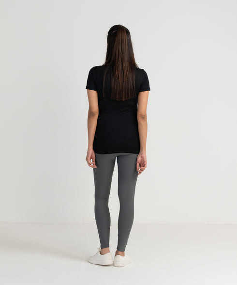 Women's Maternity/Nursing Zipper Tee
