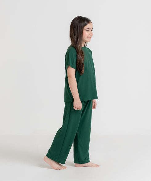 Girls' Air Cropped Pajama Set