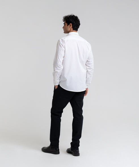 Men's Pin Tucks Button Down Shirt