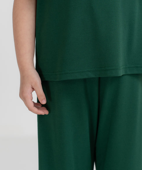 Girls' Air Cropped Pajama Set