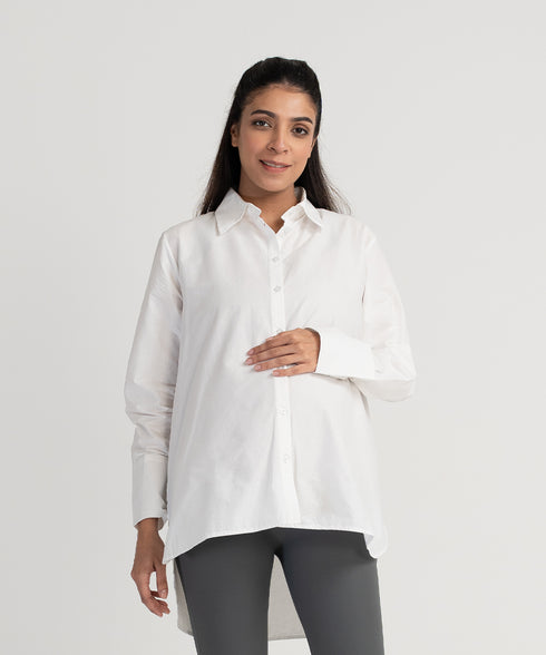 Women's Maternity/Nursing Button Down Shirt
