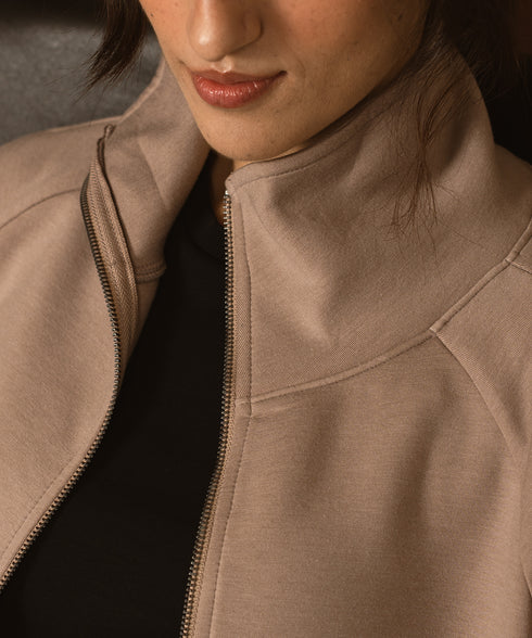 Women's LuxeStretch Mock Neck Jacket