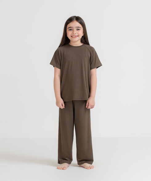 Girls' Air Cropped Pajama Set