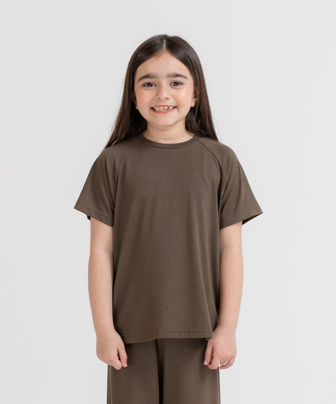 Girls' Air Cropped Pajama Set