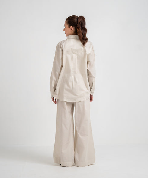 Women's Twill Button Down Shirt