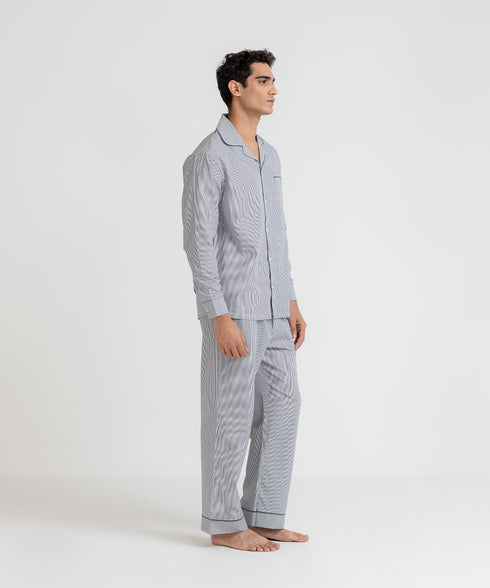 Men's Striped Pajama Set