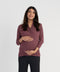 Women's Maternity/Nursing Wrap Top