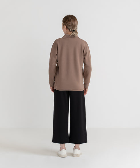 Women's LuxeStretch Cropped Wide Leg Pants