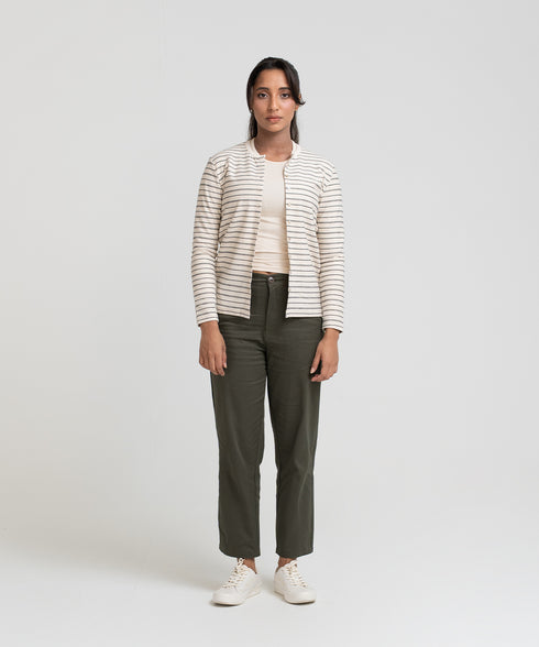 Women's Twill Straight Fit Pants