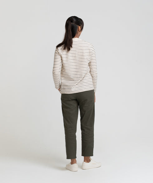 Women's Twill Straight Fit Pants