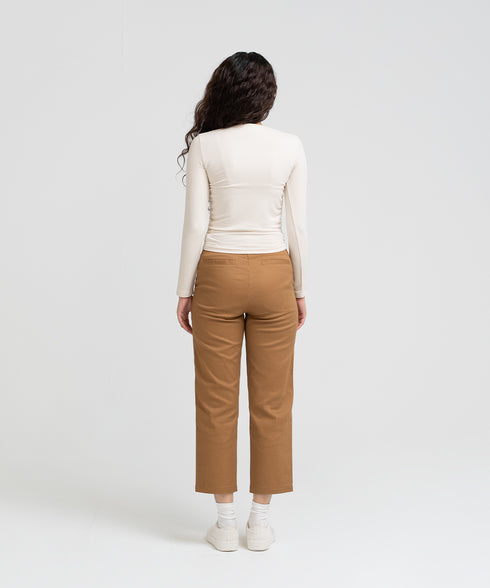 Women's Twill Straight Fit Pants