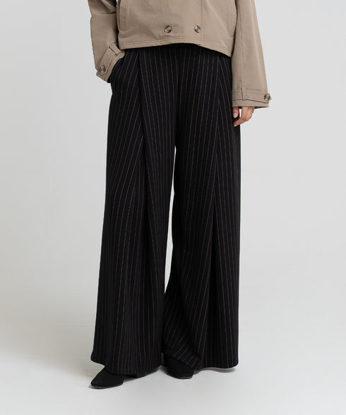 Women's Luxestretch Pin Stripe Wide Leg Pants