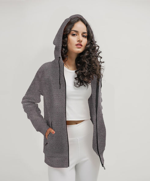 Women's Basic Zipper Hoodie