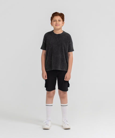 Kids' Denim Oversized Tee