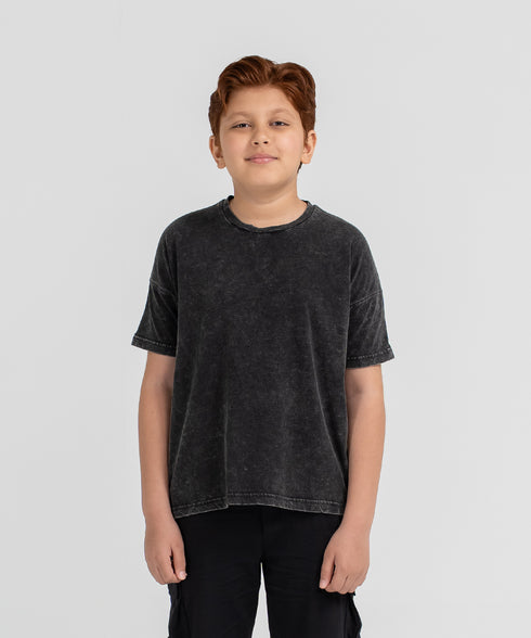 Kids' Denim Oversized Tee