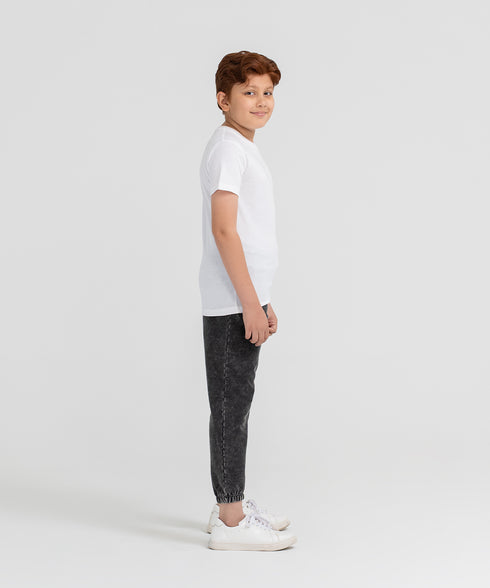 Kids' Denim Relaxed Fit Joggers