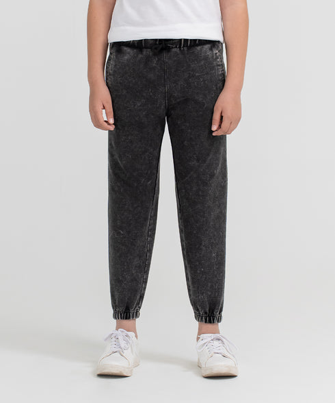 Kids' Denim Relaxed Fit Joggers