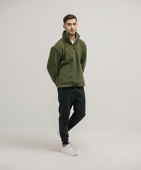 Men's Sherpa Mock Neck