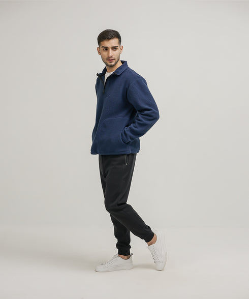 Men's Sherpa Mock Neck
