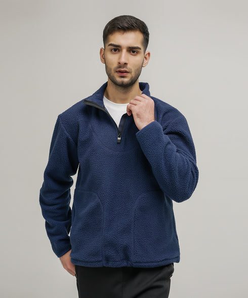 Men's Sherpa Mock Neck
