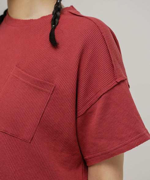 Women's Pocket Waffle Shirt