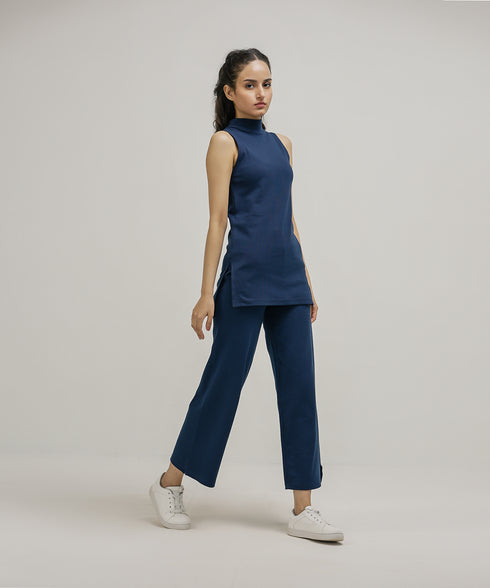 Women's Sleeveless Ribbed Set