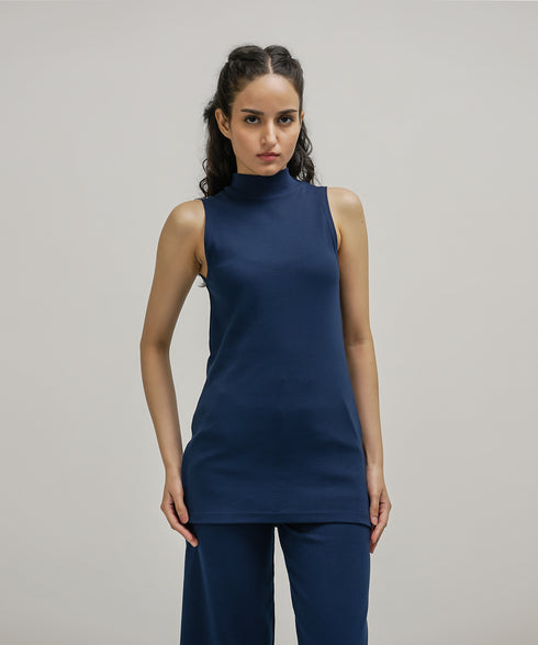 Women's Sleeveless Ribbed Set