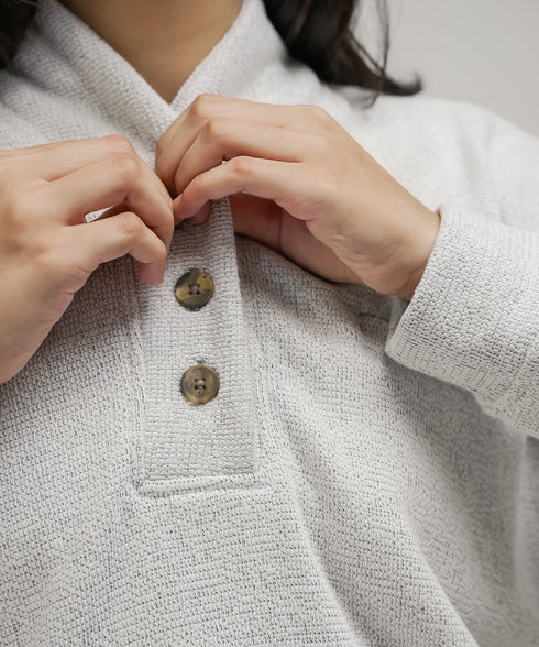 Women's Terry Pocket Henley