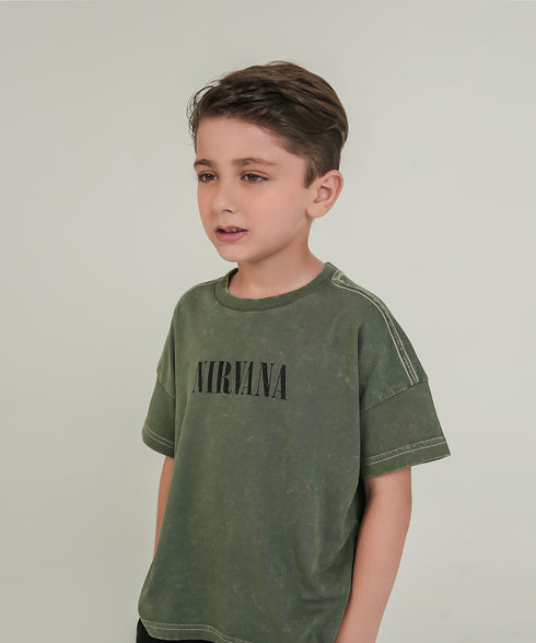 Kids' Nirvana Oversized Tee
