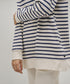 Women's Striped Mock Neck Set