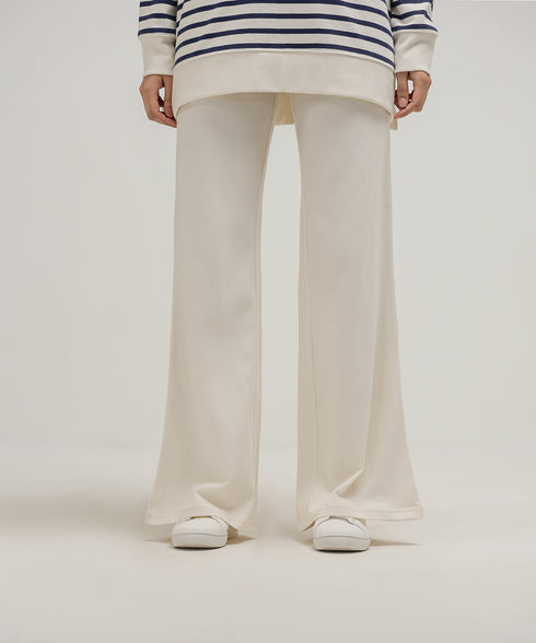 Women's Striped Mock Neck Set