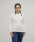 Women's Open Placket Waffle Shirt