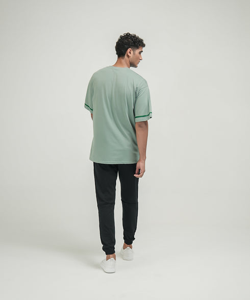 Men's Raw Edge Panel Joggers