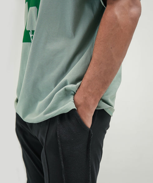 Men's Raw Edge Panel Joggers